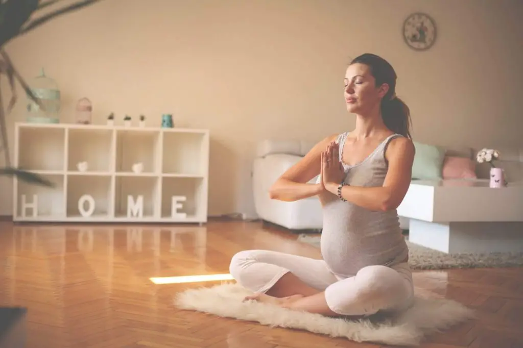 pregnancy yoga routine